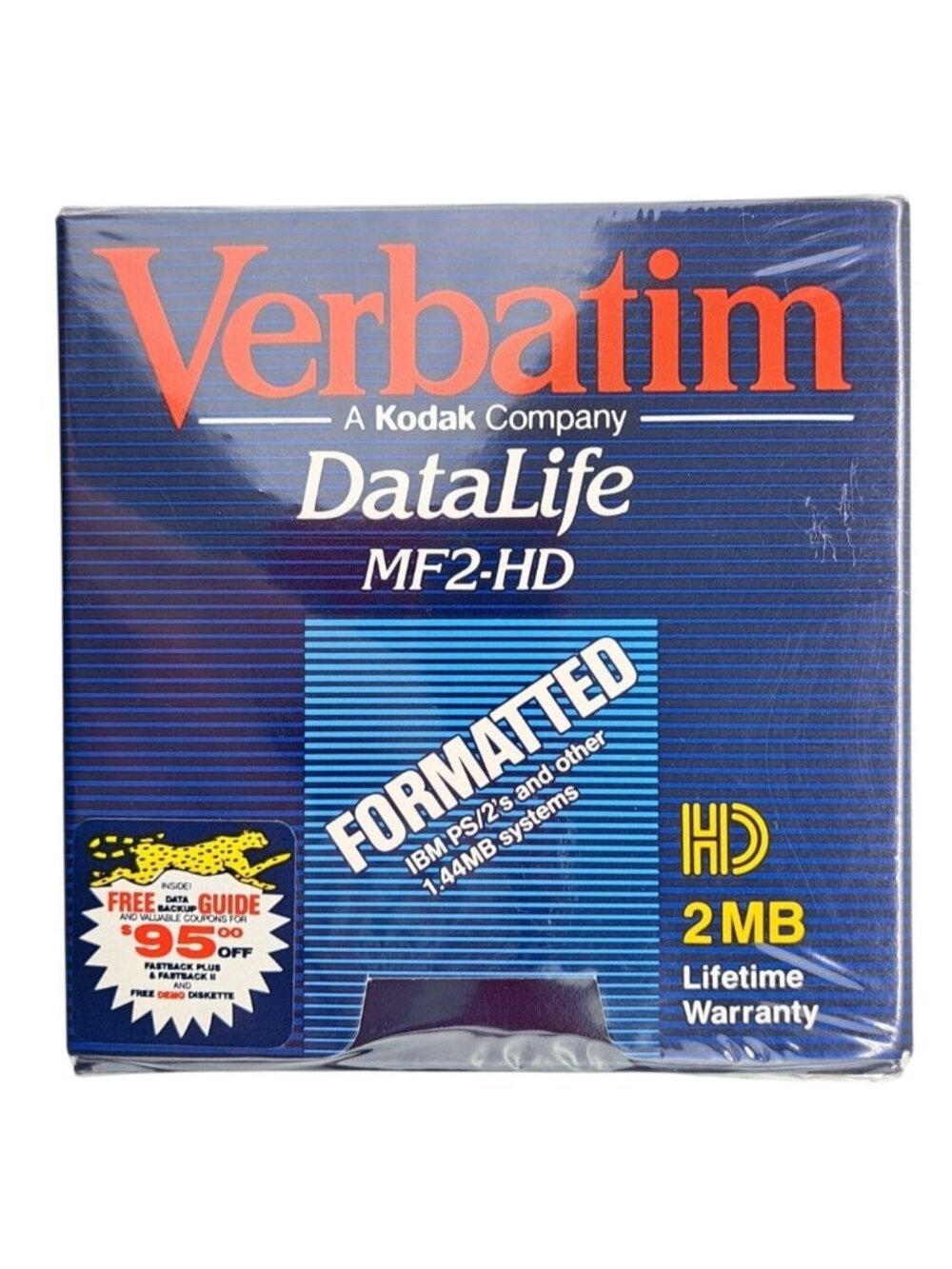 Verbatim DataLife MF2-HD 3.5" Microdisks 2MB High-Density 10 Pack IBM PS/2 New